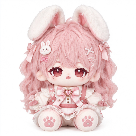 40CM Pink Bunny Heart Cotton Doll