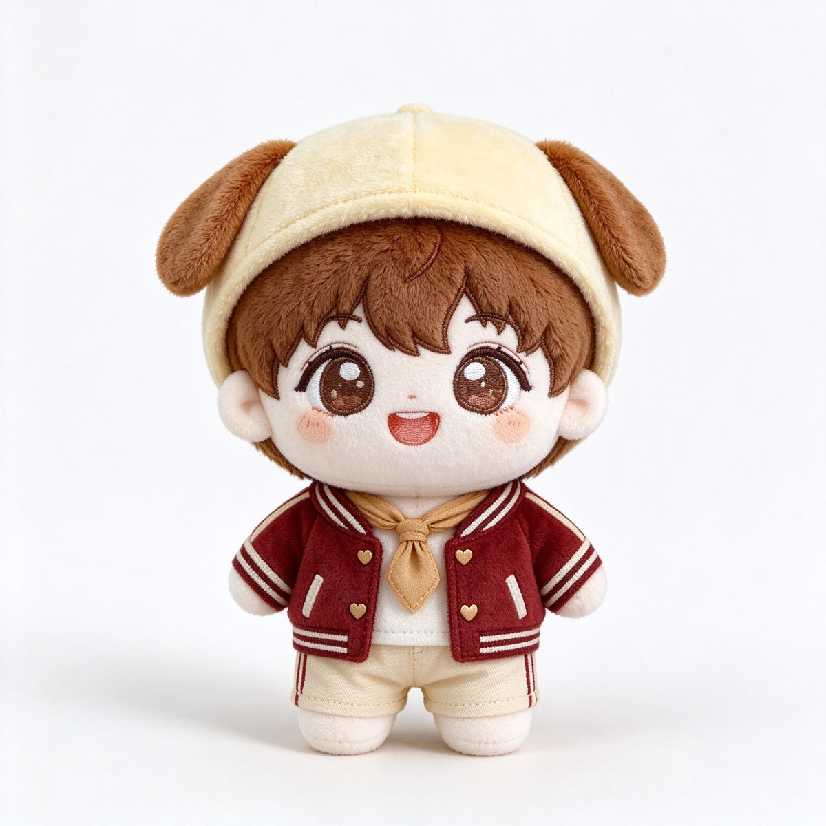 10CM Dog Hat Boy Cotton Doll Cute Stuffed Plush Toy
