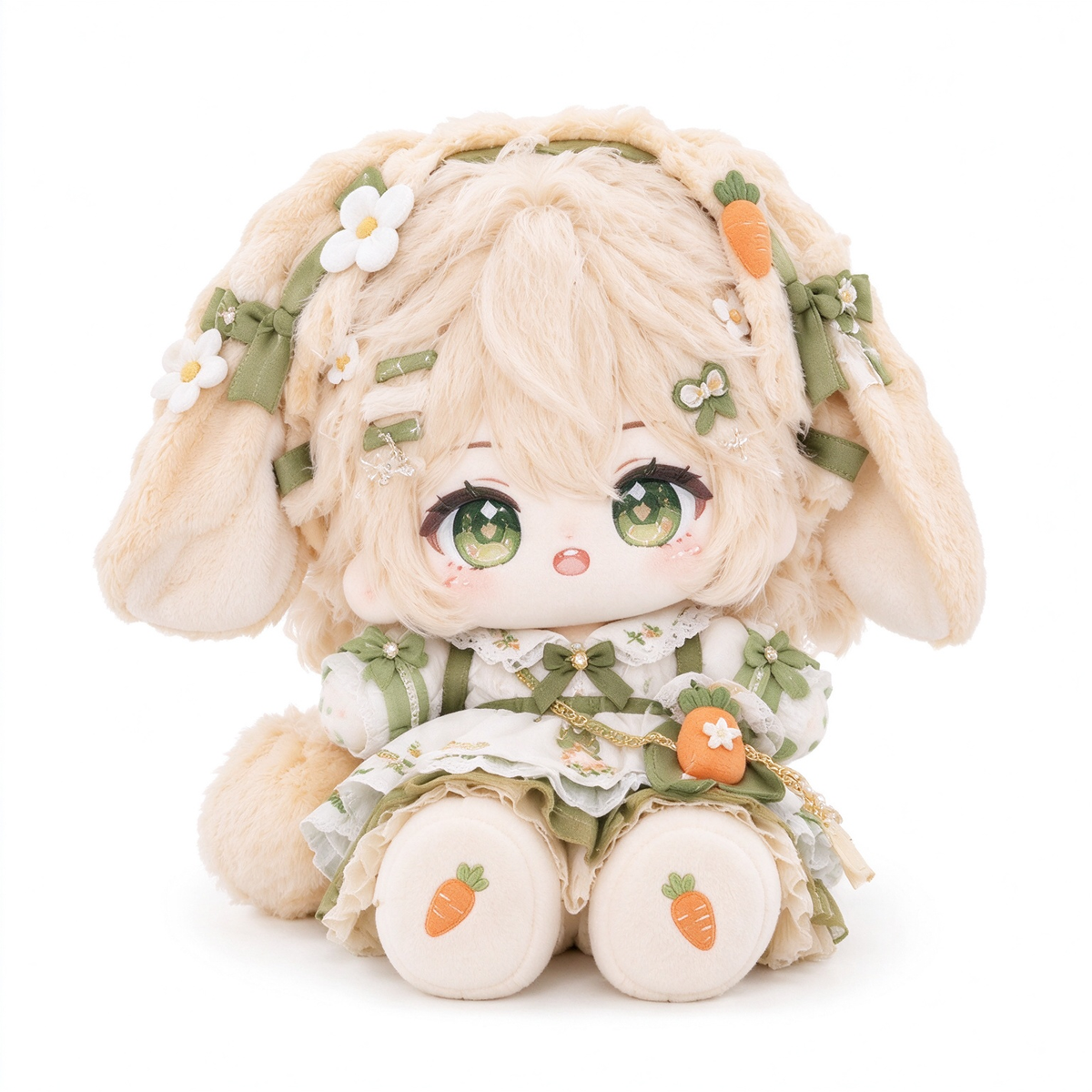 40CM Carrot Garden Bunny Cotton Doll