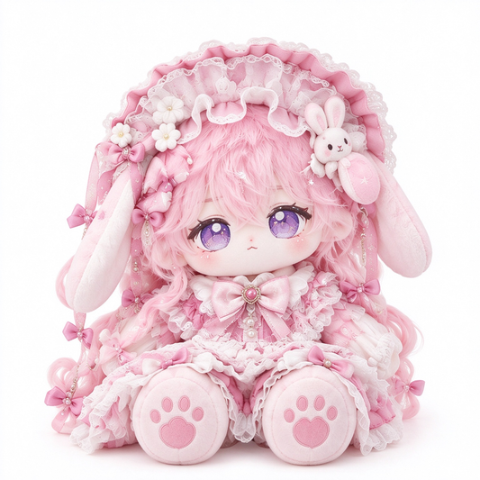 40CM Pink Bunny Lolita Cotton Doll