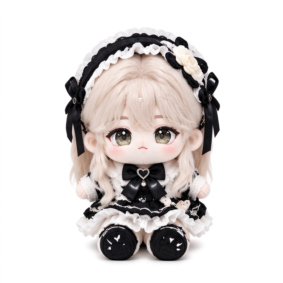10CM Gothic Lolita Dress Cotton Doll Mini Kawaii Plush Figure