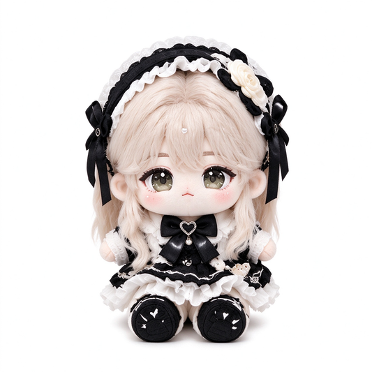 10CM Gothic Lolita Dress Cotton Doll Mini Kawaii Plush Figure
