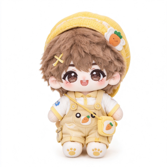 10CM Carrot Overalls Cotton Doll Cute Mini Stuffed Plush Toy